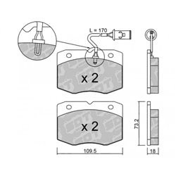 Klocki Galfer Sport FDHP 1050 - 2175000