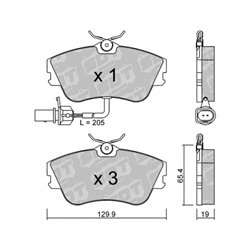 Klocki Galfer Sport FDHP 1050 - 2175200