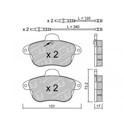 Klocki Galfer Sport FDHP 1050 - 2175401