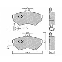 Klocki Galfer Sport FDHP 1050 - 2175702