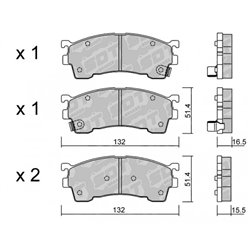 Klocki Galfer Sport FDHP 1050 - 2176001