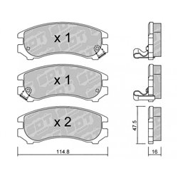 Klocki Galfer Sport FDHP 1050 - 2176200