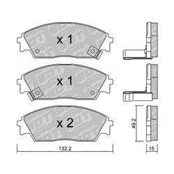 Klocki Galfer Sport FDHP 1050 - 2176400