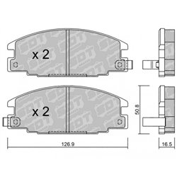 Klocki Galfer Sport FDHP 1050 - 2176600