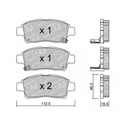 Klocki Galfer Sport FDHP 1050 - 2177600