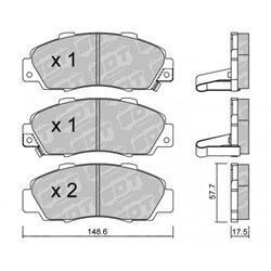 Klocki Galfer Sport FDHP 1050 - 2178000