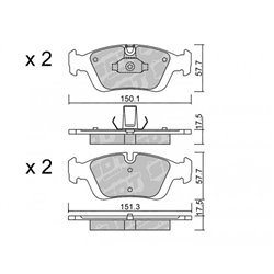 Klocki Galfer Sport FDHP 1050 - 2178700