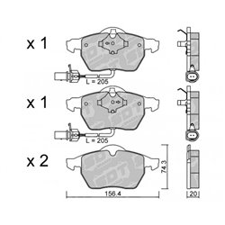 Klocki Galfer Sport FDHP 1050 - 2178800