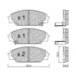 Klocki Galfer Sport FDHP 1050 - 2180300