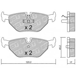 Klocki Galfer Sport FDHP 1050 - 2181200