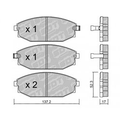 Klocki Galfer Sport FDHP 1050 - 2183500