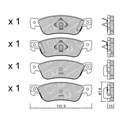 Klocki Galfer Sport FDHP 1050 - 2183900