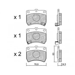 Klocki Galfer Sport FDHP 1050 - 2184600