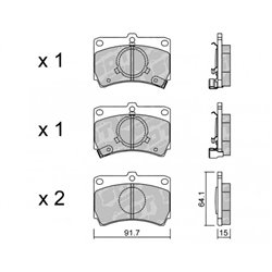 Klocki Galfer Sport FDHP 1050 - 2186400