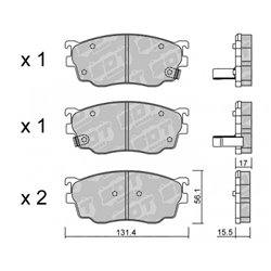 Klocki Galfer Sport FDHP 1050 - 2186900