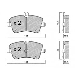 Klocki Galfer Sport FDHP 1050 - 2187800