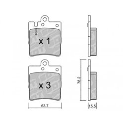 Klocki Galfer Sport FDHP 1050 - 2188100