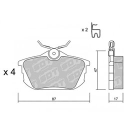 Klocki Galfer Sport FDHP 1050 - 2188200