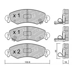 Klocki Galfer Sport FDHP 1050 - 2189600