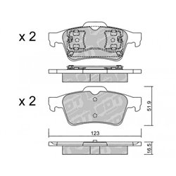 Klocki Galfer Sport FDHP 1050 - 2189800