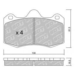Klocki Galfer Sport FDHP 1050 - 2191300