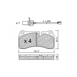 Klocki Galfer Sport FDHP 1050 - 2192501
