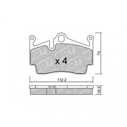 Klocki Galfer Sport FDHP 1050 - 2194202