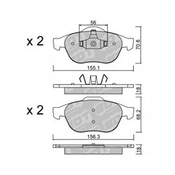 Klocki Galfer Sport FDHP 1050 - 2195301
