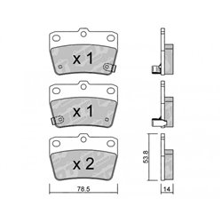 Klocki Galfer Sport FDHP 1050 - 2198000