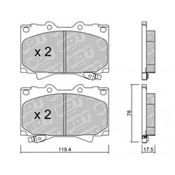 Klocki Galfer Sport FDHP 1050 - 2199900