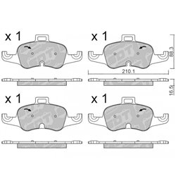 Klocki hamulcowe Galfer/SDT S-50 - 21102500