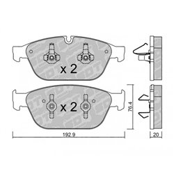 Klocki Galfer Sport FDHP 1050 - 2119200+