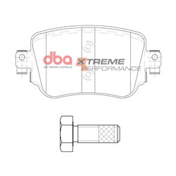 Klocki DBA XP Xtreme Performance - DB15009XP