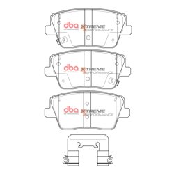 Klocki DBA XP Xtreme Performance - DB15013XP