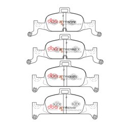 Klocki DBA XP Xtreme Performance - DB15060XP