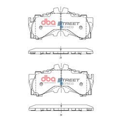 Klocki DBA SS Street Series Ceramic - DB15150SS