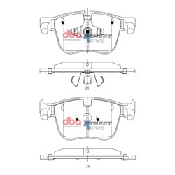 Klocki DBA SS Street Series Ceramic - DB15164SS