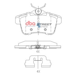 Klocki DBA SS Street Series Ceramic - DB15167SS