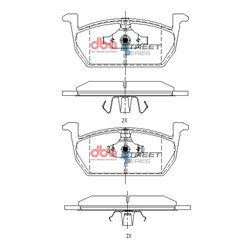 Klocki DBA SS Street Series Ceramic - DB15168SS