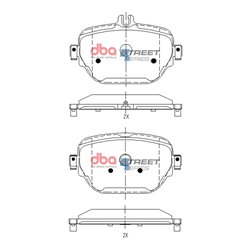 Klocki DBA SS Street Series Ceramic - DB15171SS