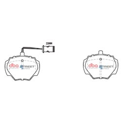 Klocki DBA SS Street Series Ceramic - DB1285SS