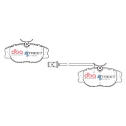 Klocki DBA SS Street Series Ceramic - DB1704SS