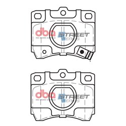 Klocki DBA SS Street Series Ceramic - DB442SS