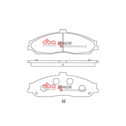 Klocki DBA RP Race Performance - DB7599RP