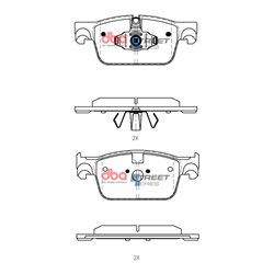 Klocki DBA SS Street Series Ceramic - DB15250SS