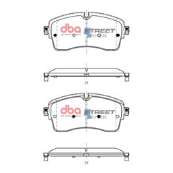 Klocki DBA SS Street Series Ceramic - DB15257SS