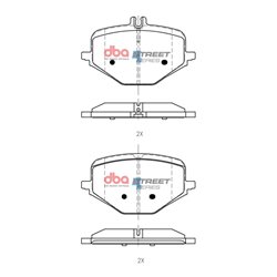 Klocki DBA SS Street Series Ceramic - DB15266SS