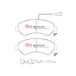 Klocki DBA XP Xtreme Performance - DB15172XP