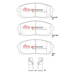 Klocki DBA XP Xtreme Performance - DB15177XP