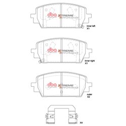 Klocki DBA XP Xtreme Performance - DB15205XP